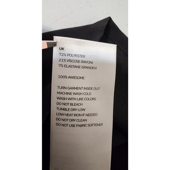 FIGS Medical Scrub Top Womens XL Black Catarina Technical V Neck Pocket Vet Tech - Picture 9 of 12